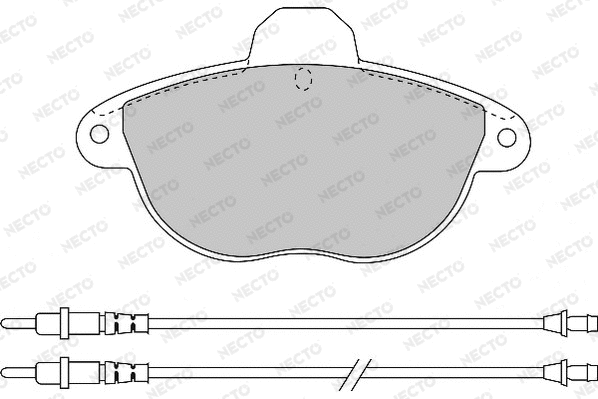 Brake Pad Set, disc brake (FD6647A)