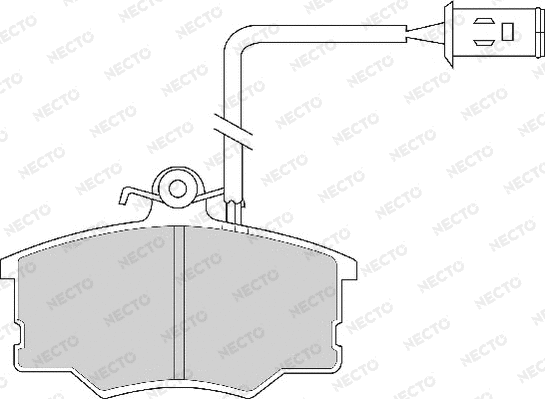 Brake Pad Set, disc brake (FD6242A)