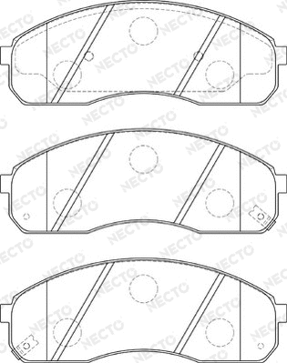 Brake Pad Set, disc brake (FD7312A)