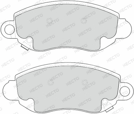 Brake Pad Set, disc brake (FD6848V)