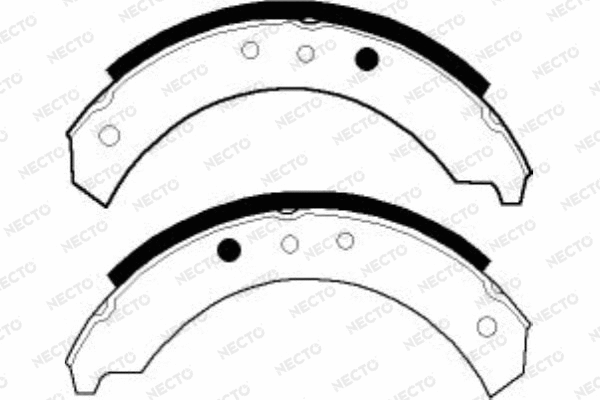 Brake Shoe Set (N1573)