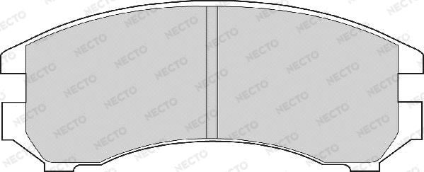 Brake Pad Set, disc brake (FD6356A)
