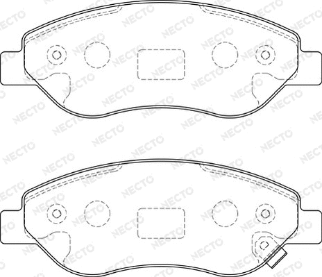 Brake Pad Set, disc brake (FD7264A)