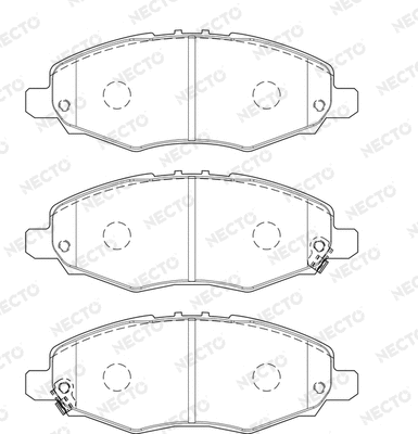 Brake Pad Set, disc brake (FD7467A)