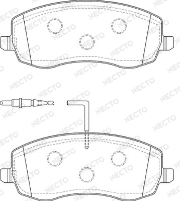 Brake Pad Set, disc brake (FD7379A)