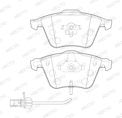 Brake Pad Set, disc brake (FD7206A)