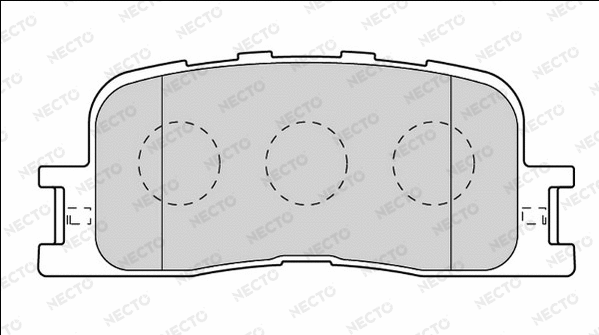 Brake Pad Set, disc brake (FD7558A)