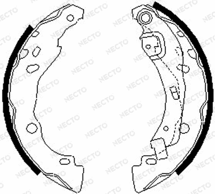 Brake Shoe Set (N1692)