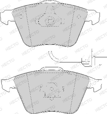 Brake Pad Set, disc brake (FD7073A)