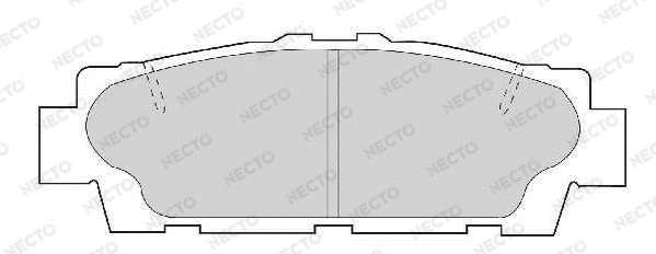 Brake Pad Set, disc brake (FD7096A)