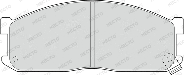 Brake Pad Set, disc brake (FD6571V)