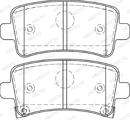 Brake Pad Set, disc brake (FD7448A)