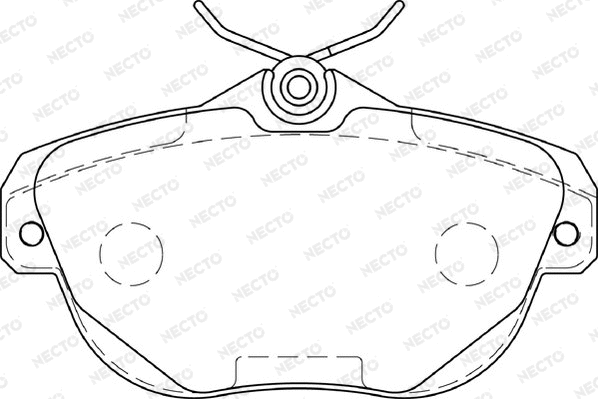 Brake Pad Set, disc brake (FD7214A)