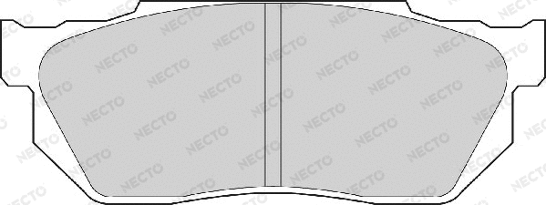 Brake Pad Set, disc brake (FD902A)