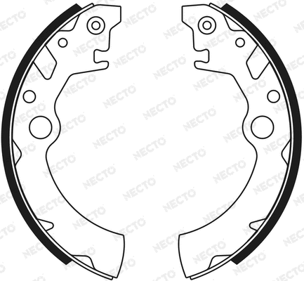 Brake Shoe Set (N1604)