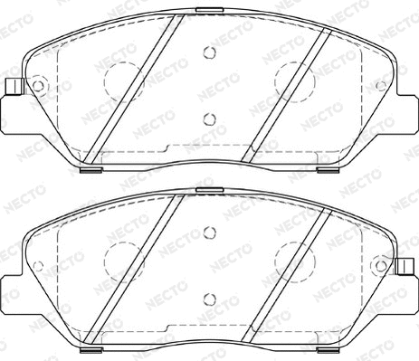 Brake Pad Set, disc brake (FD7373A)