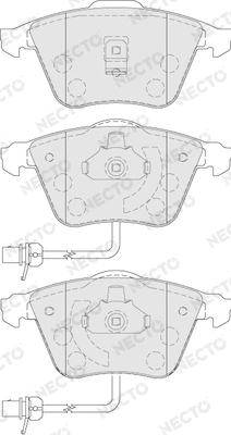 Brake Pad Set, disc brake (FD6862A)