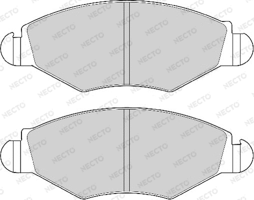 Brake Pad Set, disc brake (FD6847A)