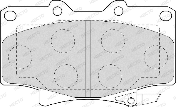 Brake Pad Set, disc brake (FD6942A)