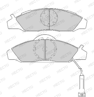 Brake Pad Set, disc brake (FD6792A)