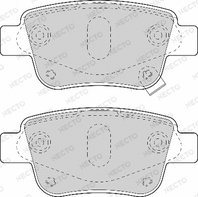Brake Pad Set, disc brake (FD7122A)