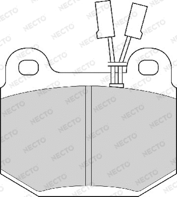 Brake Pad Set, disc brake (FD466A)
