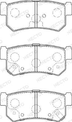 Brake Pad Set, disc brake (FD7584A)