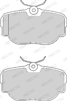Brake Pad Set, disc brake (FD6628A)