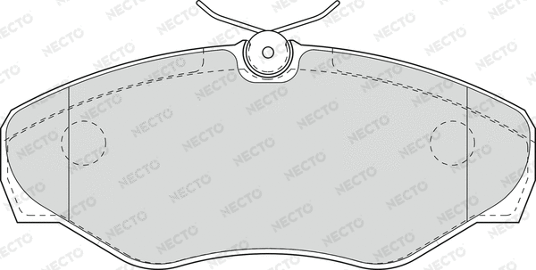 Brake Pad Set, disc brake (FD6944A)