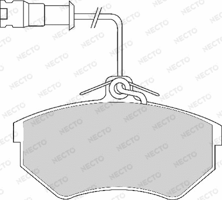 Brake Pad Set, disc brake (FD6582A)