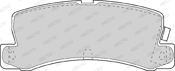 Brake Pad Set, disc brake (FD6634A)