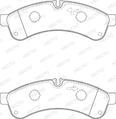 Brake Pad Set, disc brake (FD7331V)