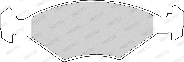Brake Pad Set, disc brake (FD6249A)
