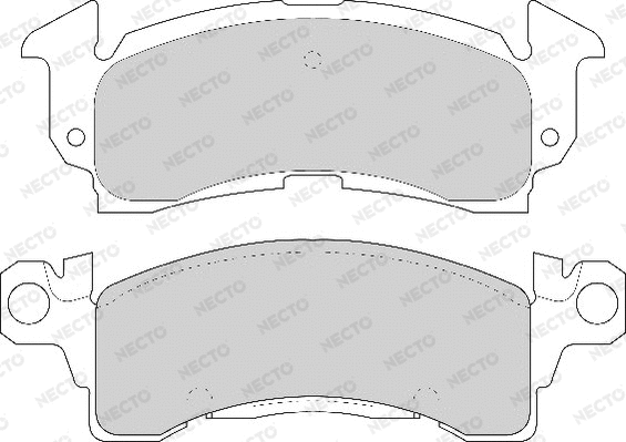 Brake Pad Set, disc brake (FD6551A)