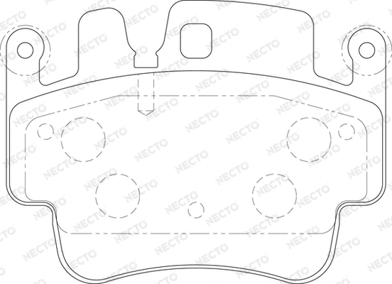 Brake Pad Set, disc brake (FD7154A)