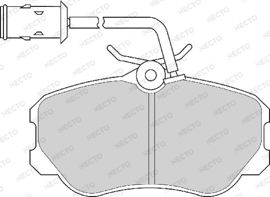 Brake Pad Set, disc brake (FD6367A)