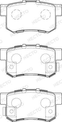 Brake Pad Set, disc brake (FD7188A)