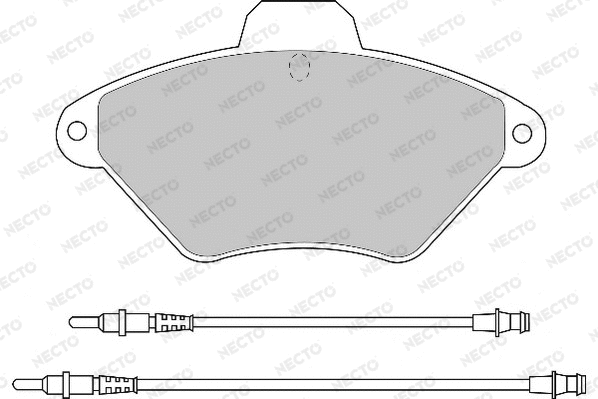 Brake Pad Set, disc brake (FD6453A)