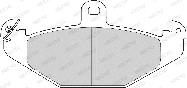 Brake Pad Set, disc brake (FD6970A)