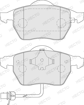 Brake Pad Set, disc brake (FD7145A)
