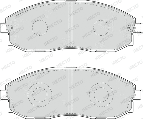Brake Pad Set, disc brake (FD6951V)
