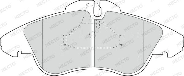 Brake Pad Set, disc brake (FD6675V)