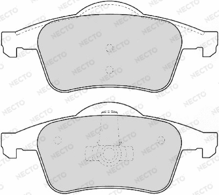 Brake Pad Set, disc brake (FD6856A)