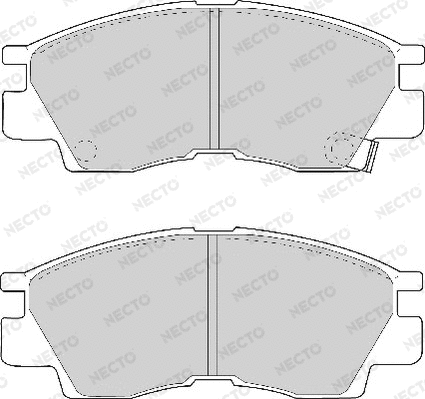 Brake Pad Set, disc brake (FD6598A)