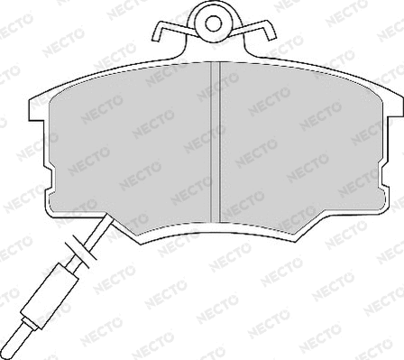 Brake Pad Set, disc brake (FD2410A)