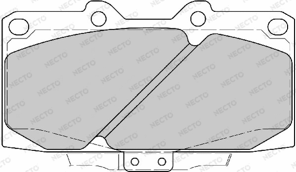 Brake Pad Set, disc brake (FD7044A)