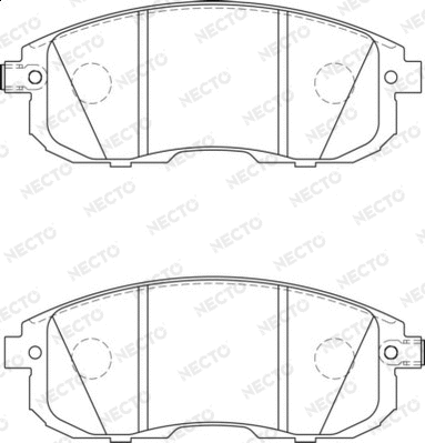 Brake Pad Set, disc brake (FD7593A)