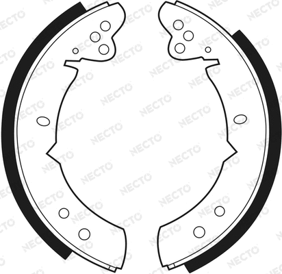 Brake Shoe Set (N1556)