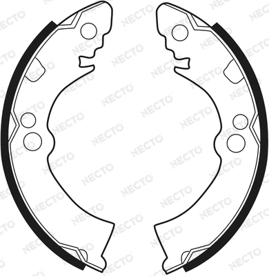 Brake Shoe Set (N1360)