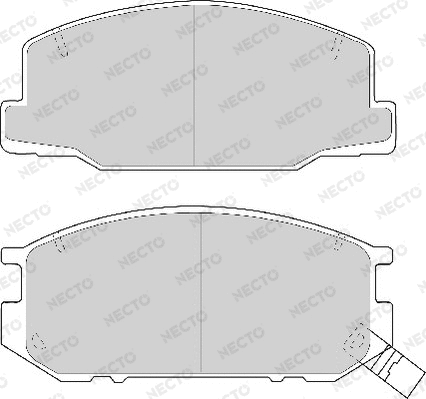 Brake Pad Set, disc brake (FD6670A)